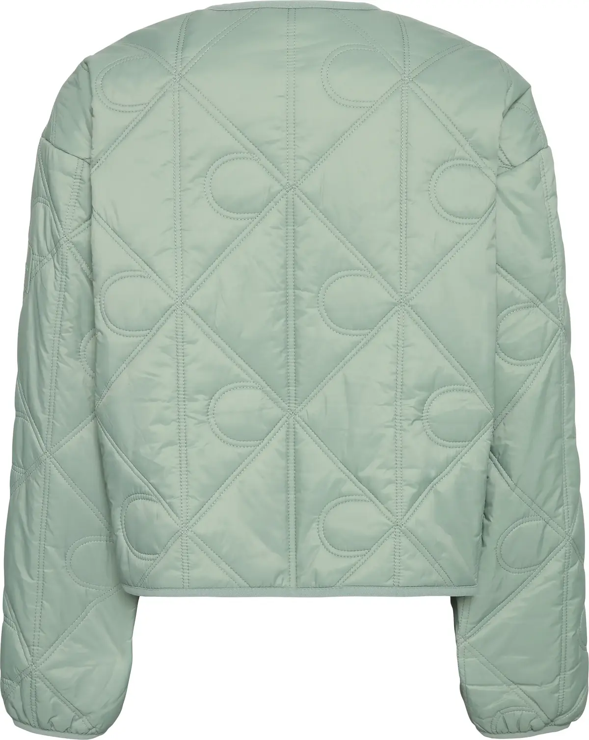 Calvin Klein LIGHTWEIGHT AOP QUILTED LINER Kadın Yeşil Mont