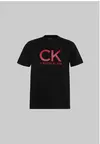 Calvin Klein SS 30S EU CK CALVIN, UB1 Siyah Erkek T-Shirt