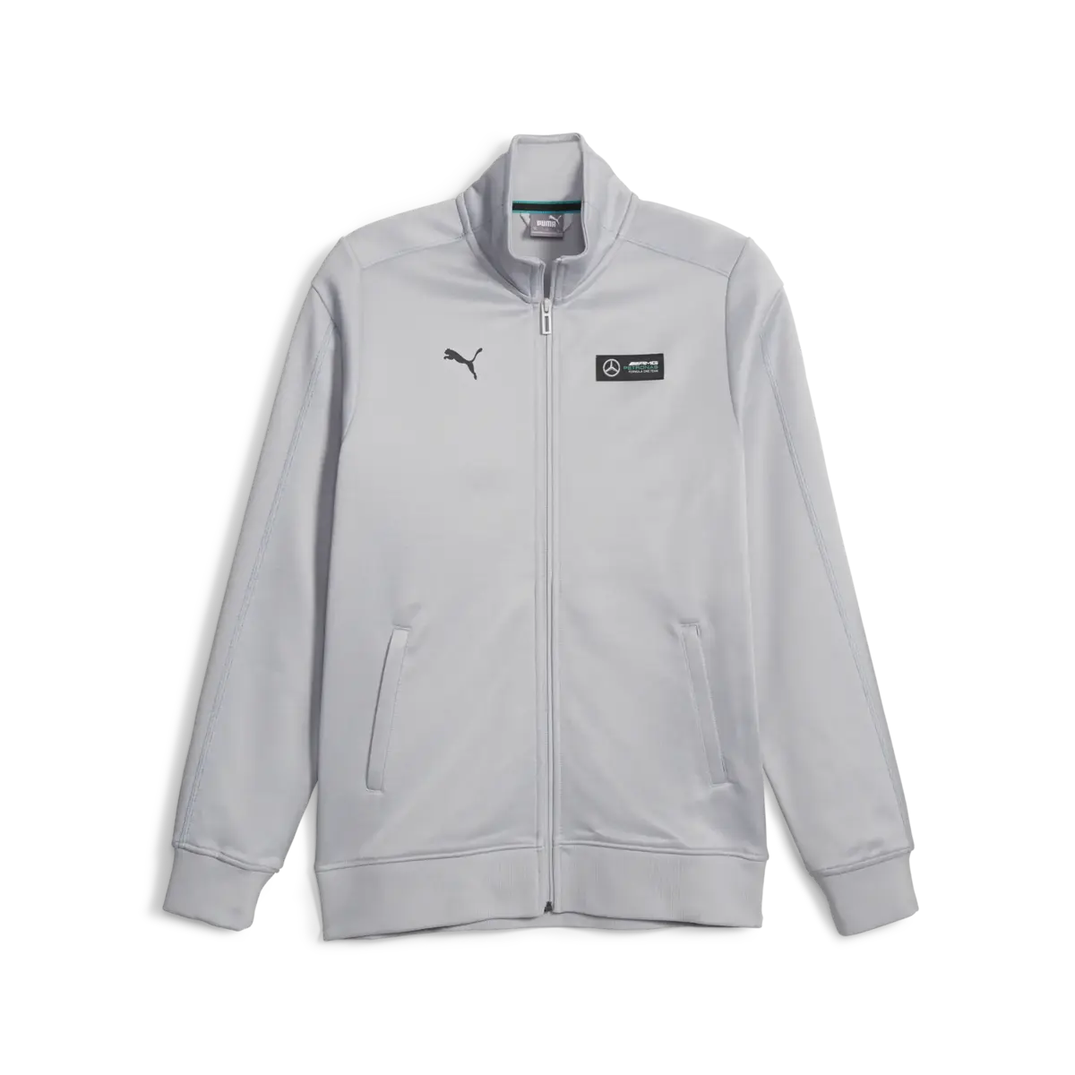 Puma MAPF1 MT7 Track Jacket Gri Erkek Fermuarlı Sweatshirt