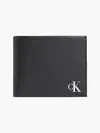 Calvin Klein MONO SILVER BIFOLD W Erkek Siyah Cüzdan