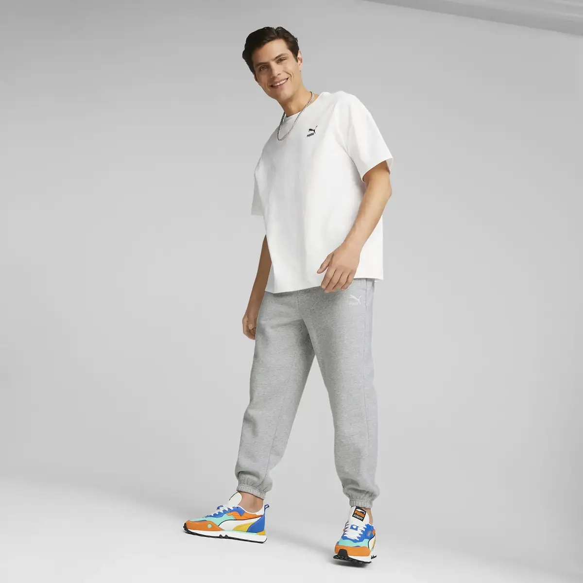 Puma Classics Sweatpants Gri Erkek Eşofman Altı