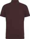 Calvin Klein SS MONOGRAM PIQUE POLO Erkek Bordo Polo T-Shirt