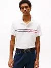 Tommy Hilfiger TJM SLIM CHEST FLAG, YBL Beyaz Erkek T-Shirt & Polo