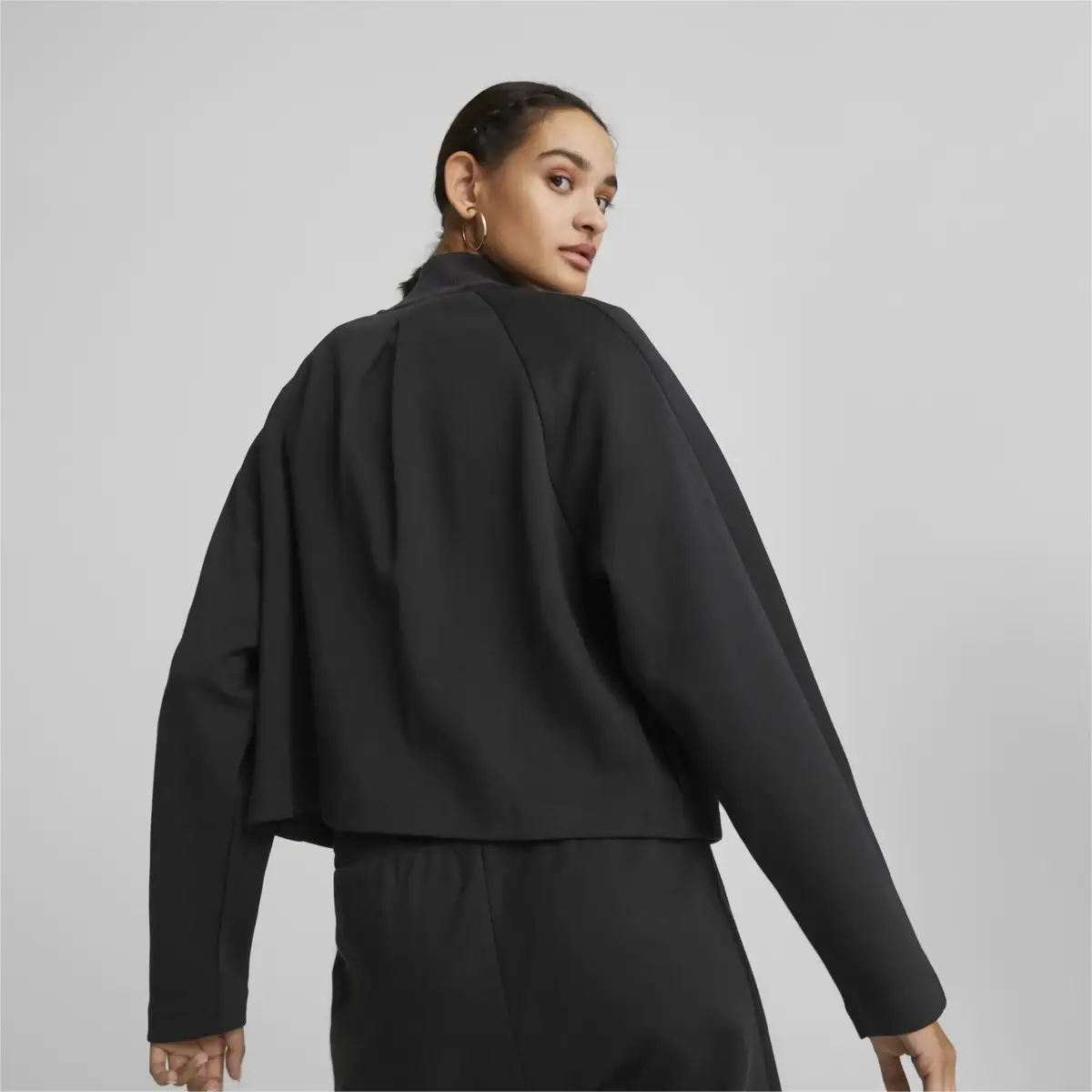 Puma T7 Track Jacket Siyah Kadın Ceket