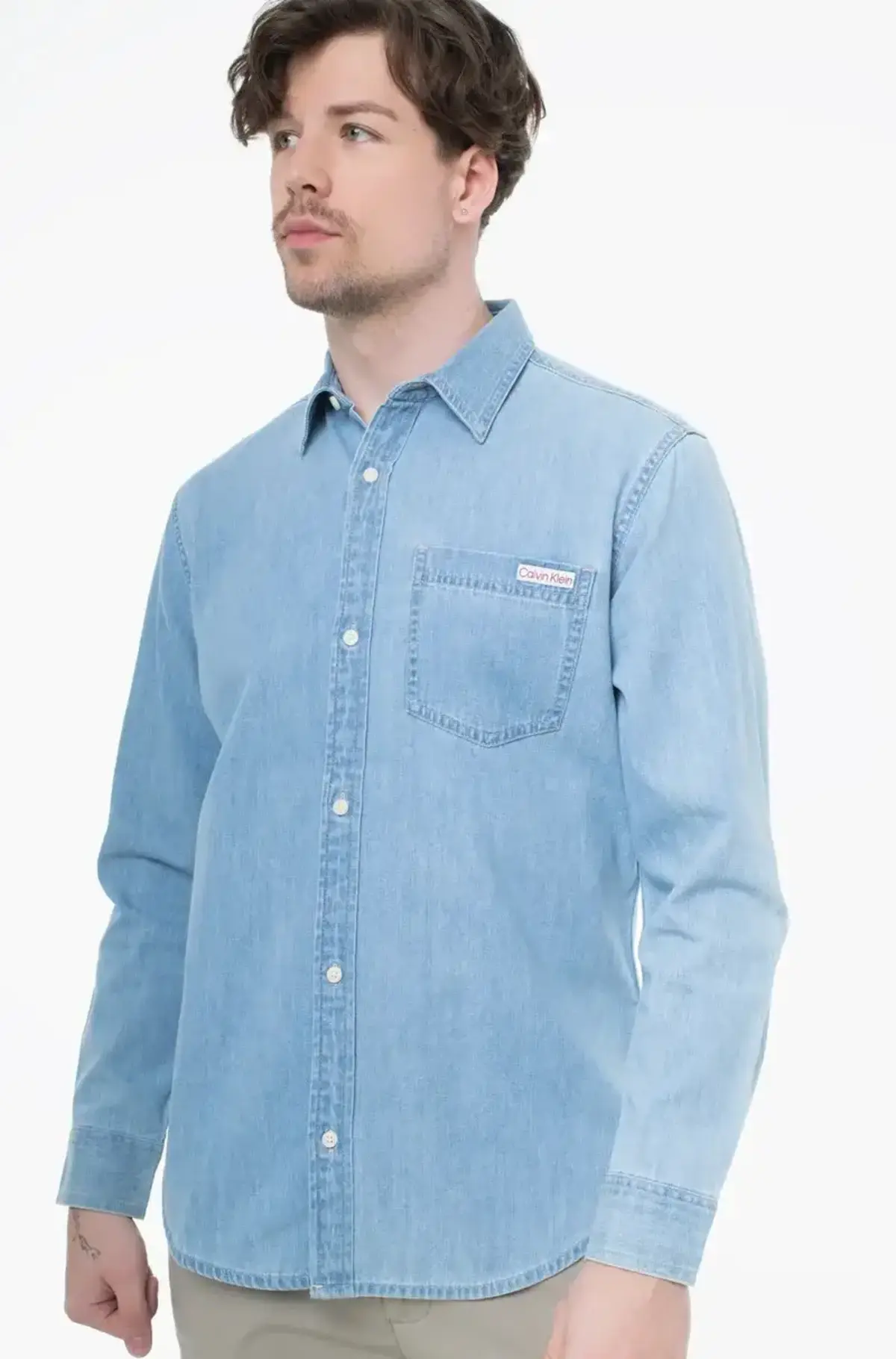 Calvin Klein CASUAL CLASSIC Mavi Erkek Gömlek Calvin Klein CASUAL CLASSIC Mavi Erkek Gömlek