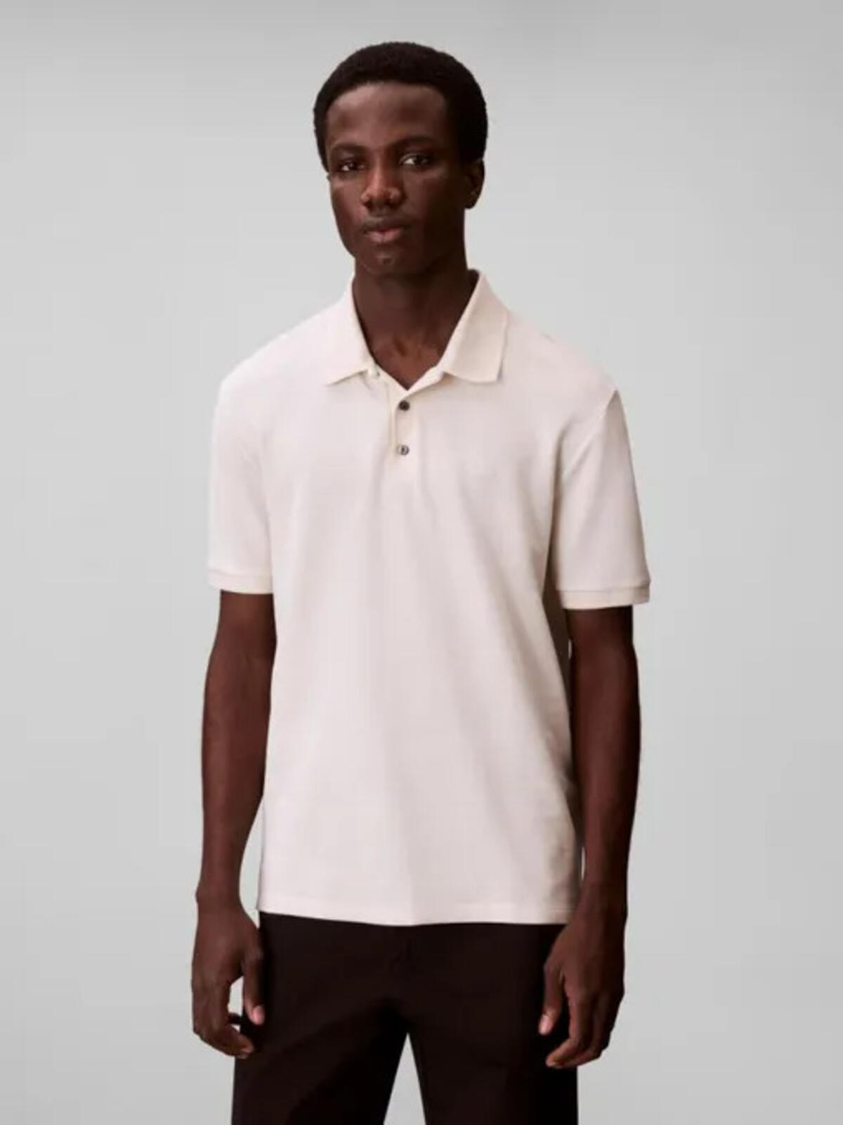 Calvin Klein SS CLSC TONAL STRIPE, YAS Krem Erkek T-Shirt