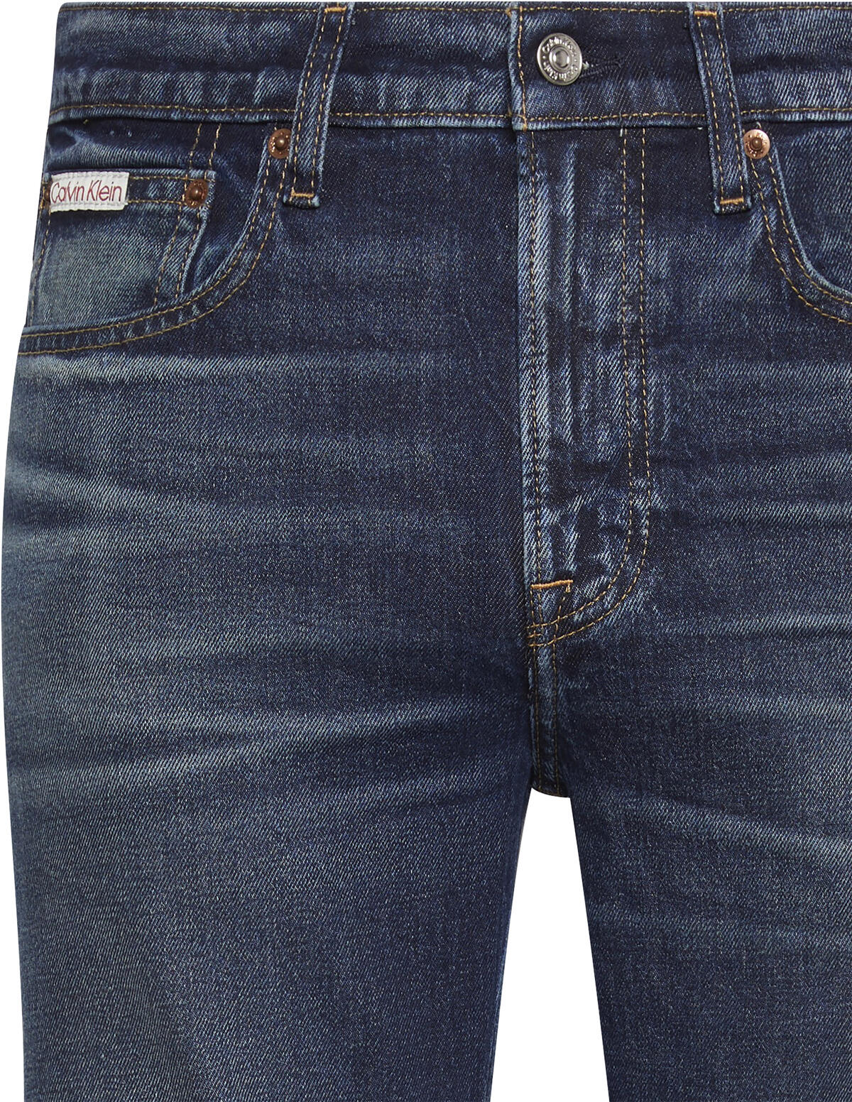 Calvin Klein SLIM TAPER DARK CRESCENT THERMO Mavi Erkek Kot Pantolon Calvin Klein SLIM TAPER DARK CRESCENT THERMO Mavi Erkek Kot Pantolon