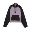 Puma HYPERNATURAL WOVEN 1/2 ZIP Mor Kadın Sweatshirt