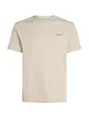 Calvin Klein MICRO LOGO INTERLOCK Bej Erkek Tişört