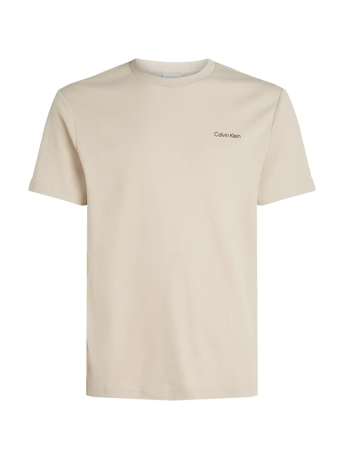 Calvin Klein MICRO LOGO INTERLOCK Bej Erkek Tişört