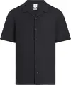 Calvin Klein LINEN COTTON CUBAN S, BEH Siyah Erkek Gömlek