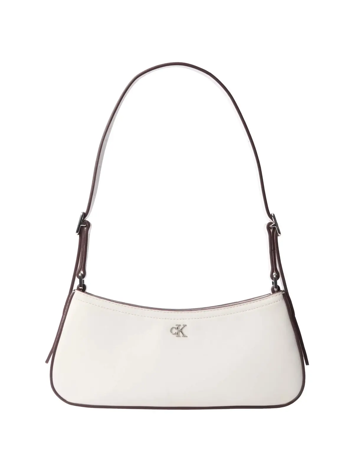 Calvin Klein SMALL SHOULDER Beyaz Omuz Çantası