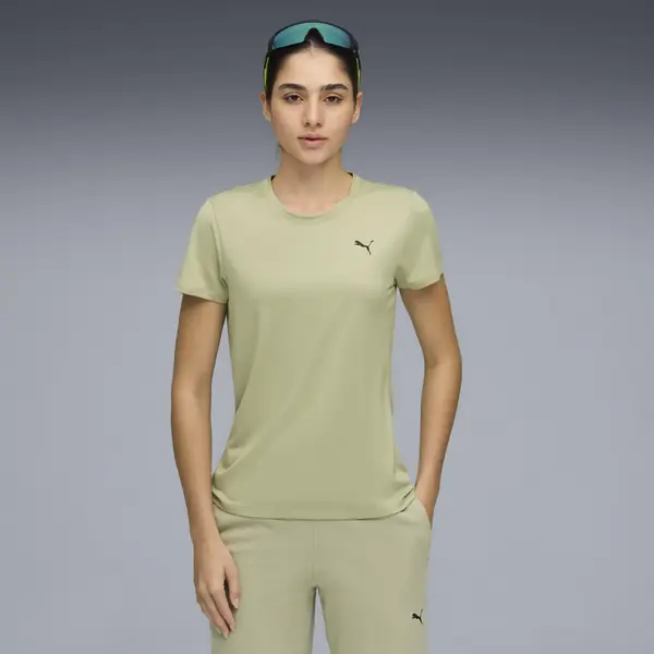 Puma W TAD ESSENTIAL CREW TEE Haki Kadın T-Shirt