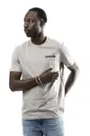 Calvin Klein SS 30s EU WORD STRETCH GRAPHIC T Gri Erkek Tişört