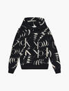 Calvin Klein GLITCHED MONOGRAM HO Erkek Siyah Hoodie