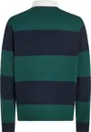 Tommy Hilfiger GIFTING RUGBY Erkek Yeşil Polo Sweatshirt