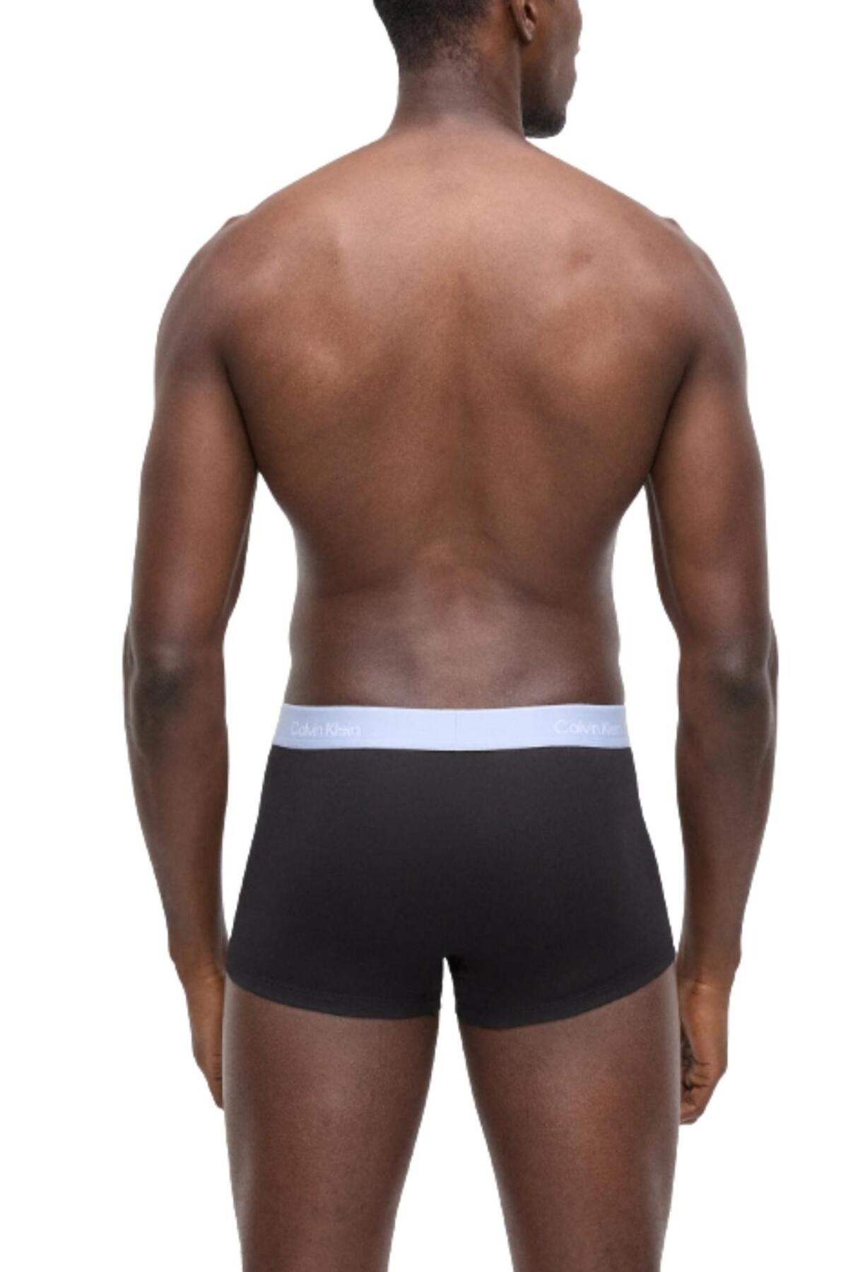 Calvin Klein LOW RISE TRUNK 3PK Mavi Erkek Boxer