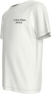 Calvin Klein CKJ STACK LOGO T-SHI Erkek Beyaz T-Shirt