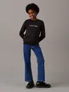 Calvin Klein INST. LOGO REGULAR Siyah Çocuk Sweatshirt
