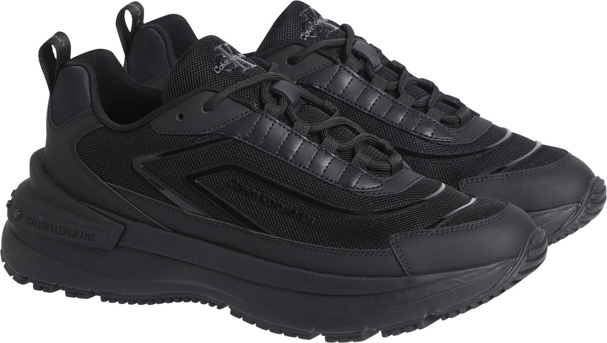 Calvin Klein CHUNKY RUNNER LOW LA Erkek Siyah Günlük Spor Ayakkabı