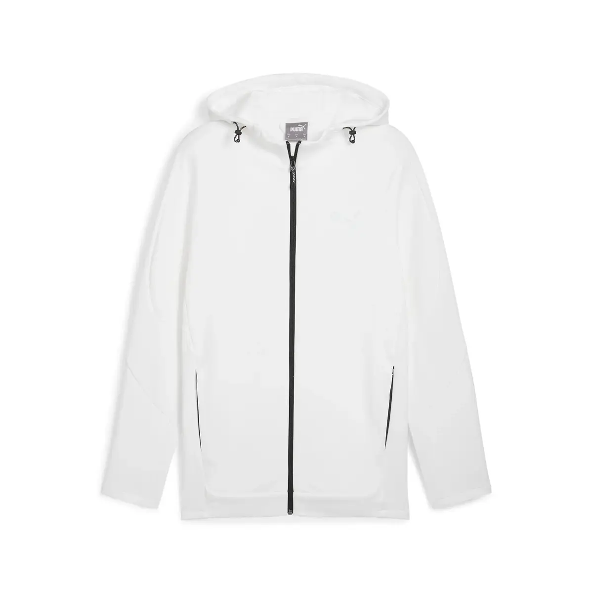 Puma EVOSTRIPE Full-Zip Hoodie Beyaz Erkek Fermuarlı Ceket