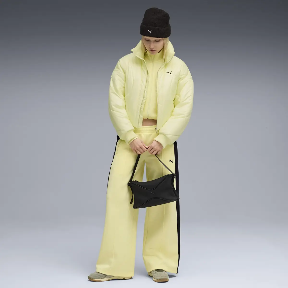 Puma Dare to Puffer Jacket Sarı Kadın Mont