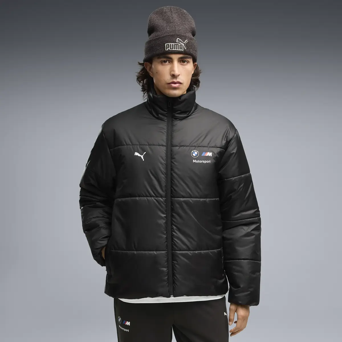 PUMA BMW MMS Ess Padded jacket Siyah Erkek Mont