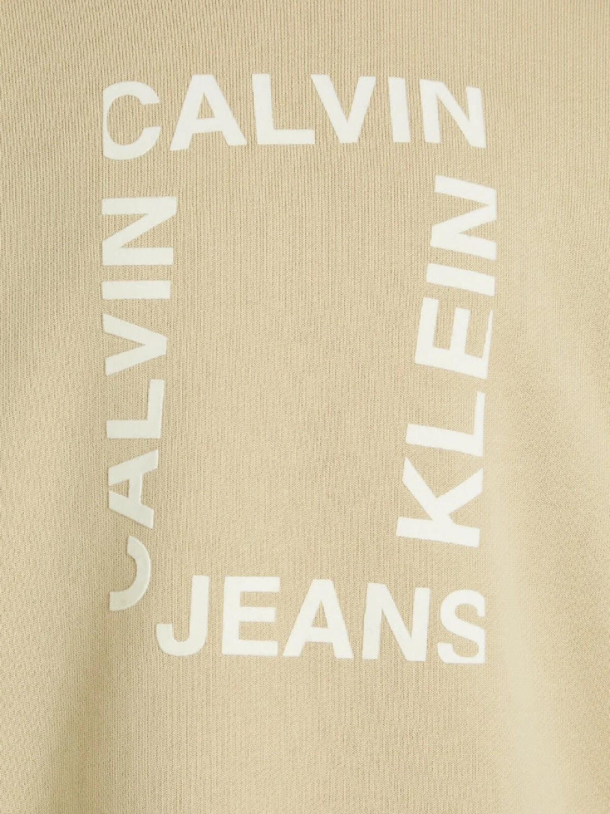 Calvin Klein MAXI HERO FLOCK LOGO, RAE Çocuk Bej Sweatshirt