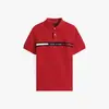 Tommy Hilfiger HILFIGER CHEST INSER, XLD Kırmızı Erkek T-Shirt & Polo