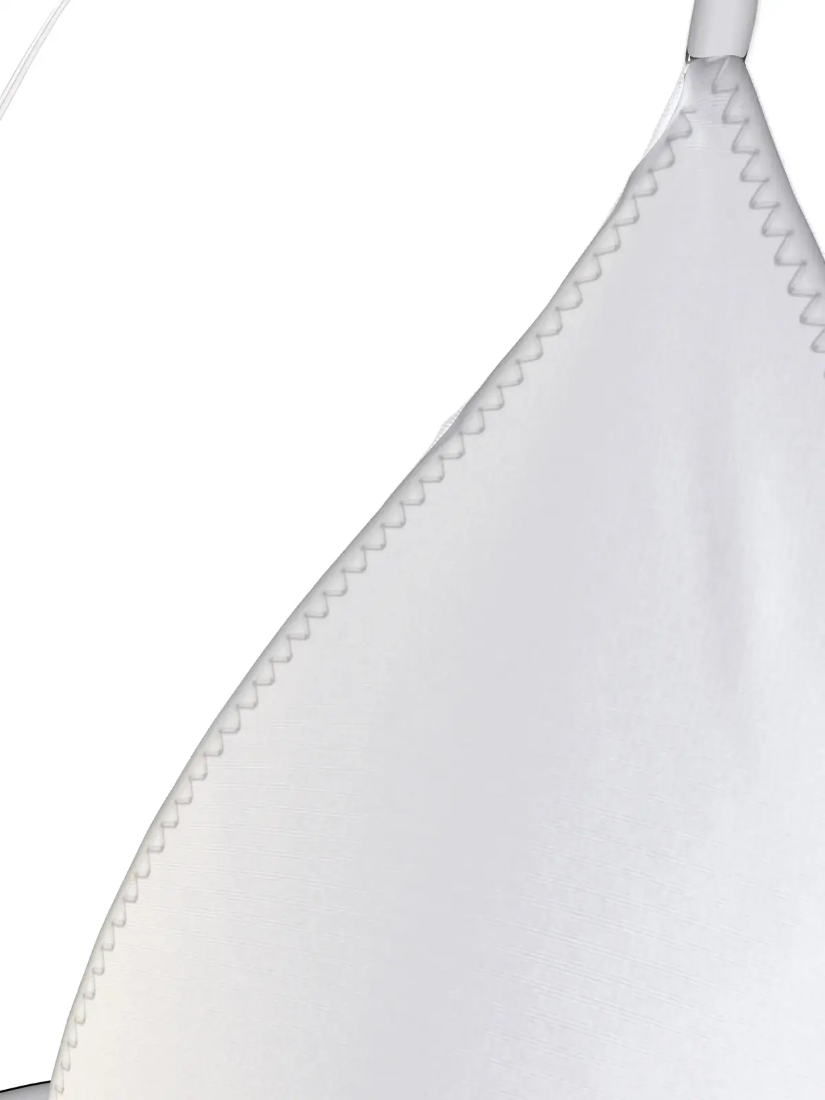 Calvin Klein TRIANGLE-RP Kadın Beyaz Bikini Üstü