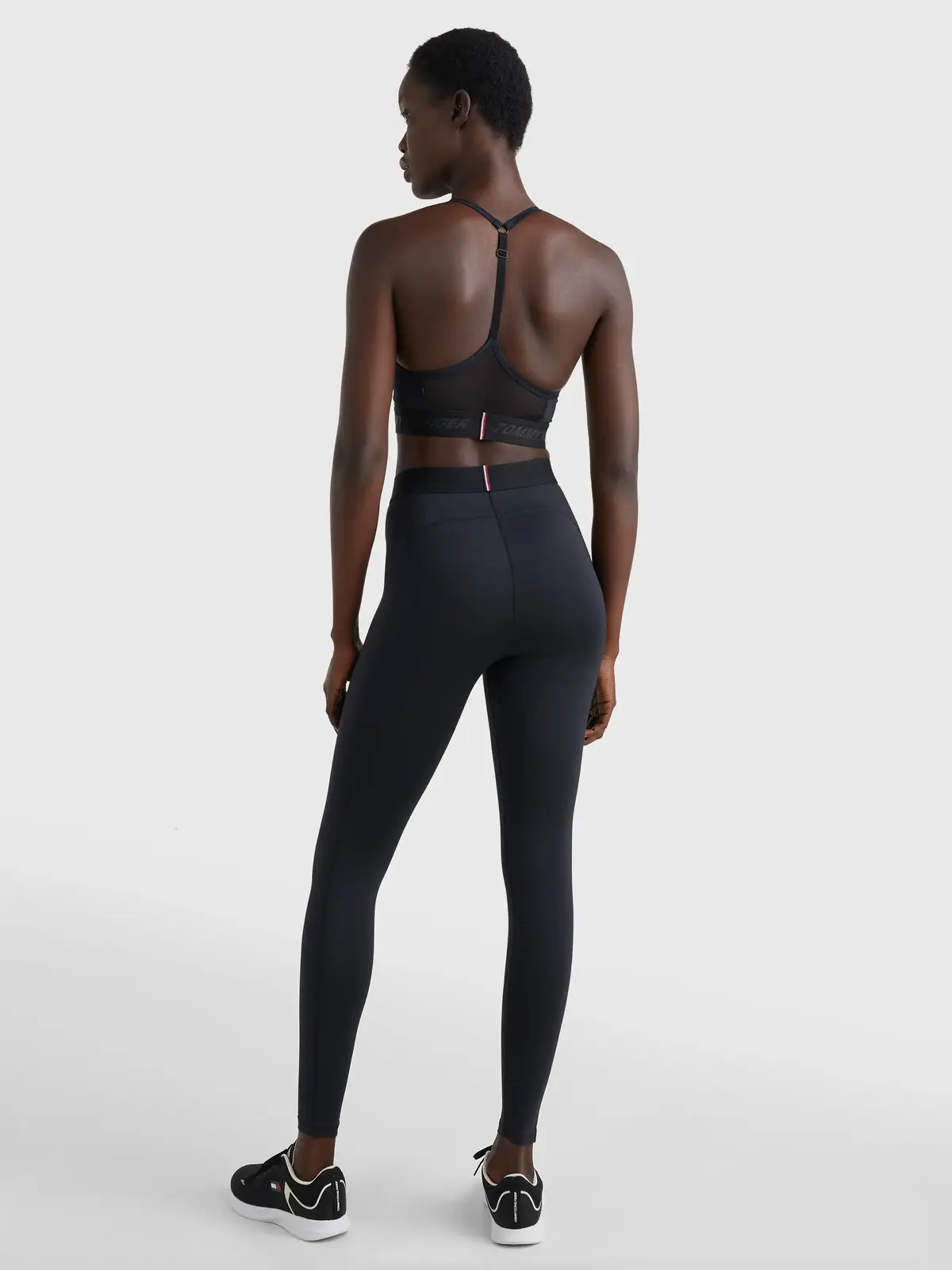 Tommy Hilfiger HW SORONA RWB LEGGIN Kadın Siyah Tayt