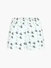 Calvin Klein MONOGRAM AOP SHORTS Kadın Beyaz Şort