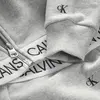 Calvin Klein LOGO TAPE ZIP THROUG Kadın Gri Sweatshirt