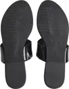 Calvin Klein FLAT SANDAL TOEPOST, 0GJ Siyah Kadın Terlik