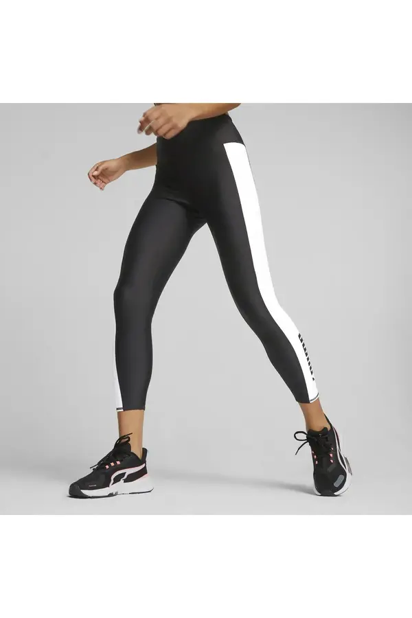 Puma FIT EVERSCULPT COLOR BLOCK HW 7/8 TIGHT Siyah Kadın Tayt