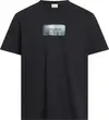 Calvin Klein GEL OVERLAY LOGO T-S, BEH Siyah Erkek T-Shirt & Polo