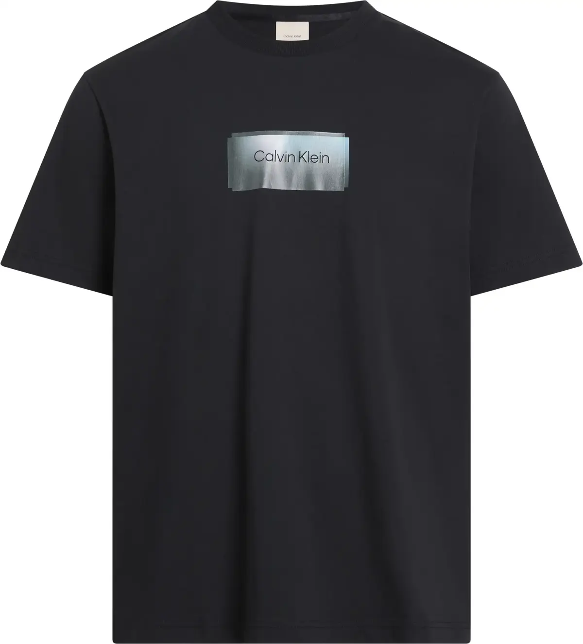 Calvin Klein GEL OVERLAY LOGO T-S, BEH Siyah Erkek T-Shirt & Polo