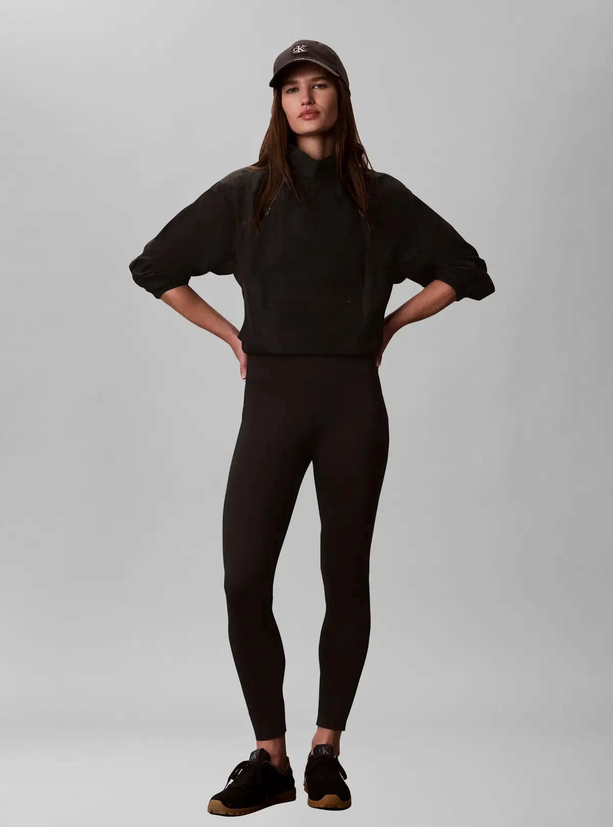 Calvin Klein SOFT SPORT 1.5 7/8 T, UB1 Siyah Kadın Tayt
