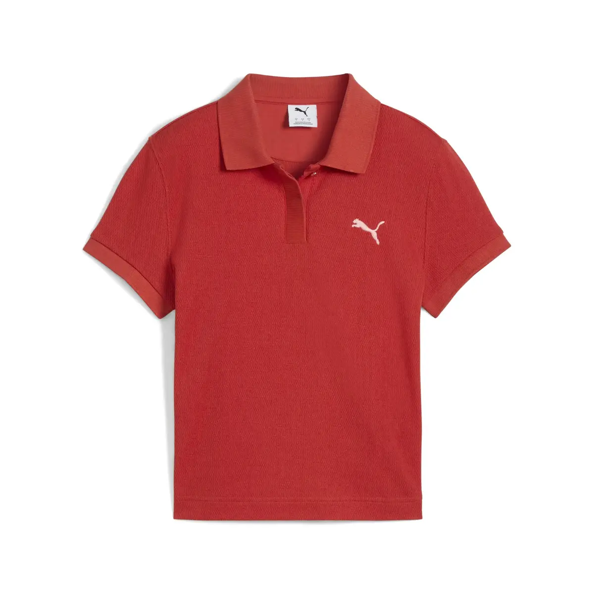 PUMA PREMIUM ESS Polo Kırmızı Kadın Polo T-Shirt