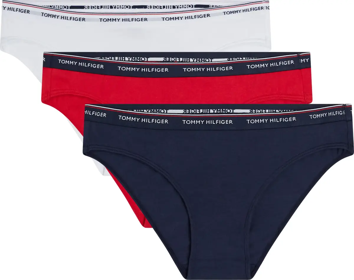 Tommy Hilfiger 3P BIKINI Kadın Siyah Bikini Külot Set
