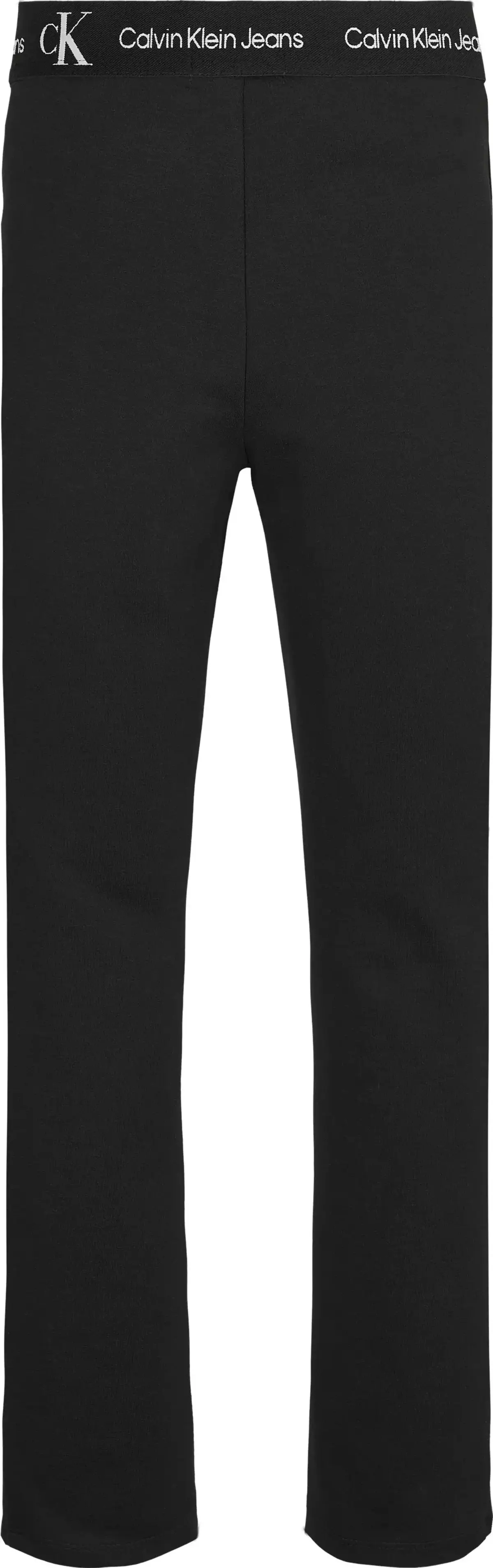 Calvin Klein PUNTO TAPE SLIT PANT Kadın Siyah Tayt