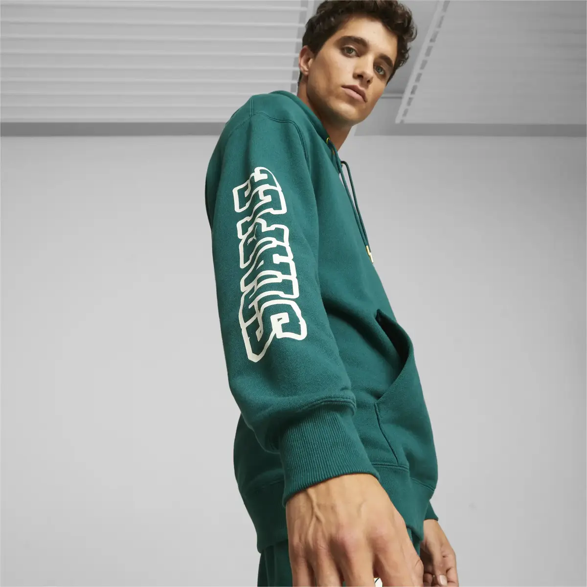 PUMA X STAPLE Hoodie Yeşil Erkek Hoodie