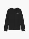 Calvin Klein MODERN WAFLE TOP LS Erkek Siyah T-Shirt