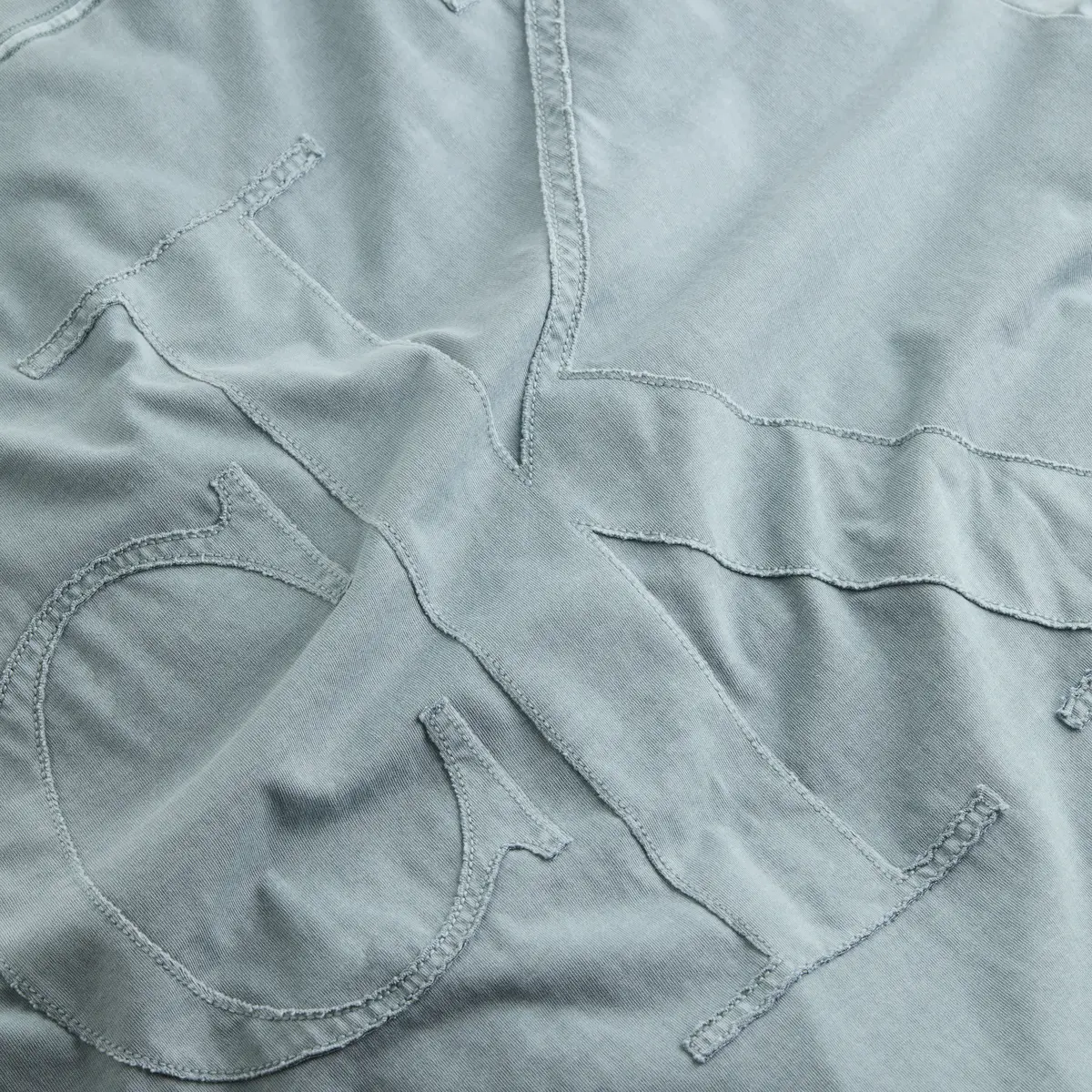 Calvin Klein BOLD WASHED CK APPLI, CKM Yeşil Erkek T-Shirt & Polo