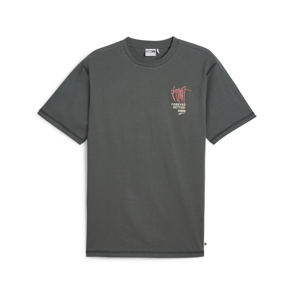 Puma RE:COLLECTION Tee Gri Unisex T-Shirt