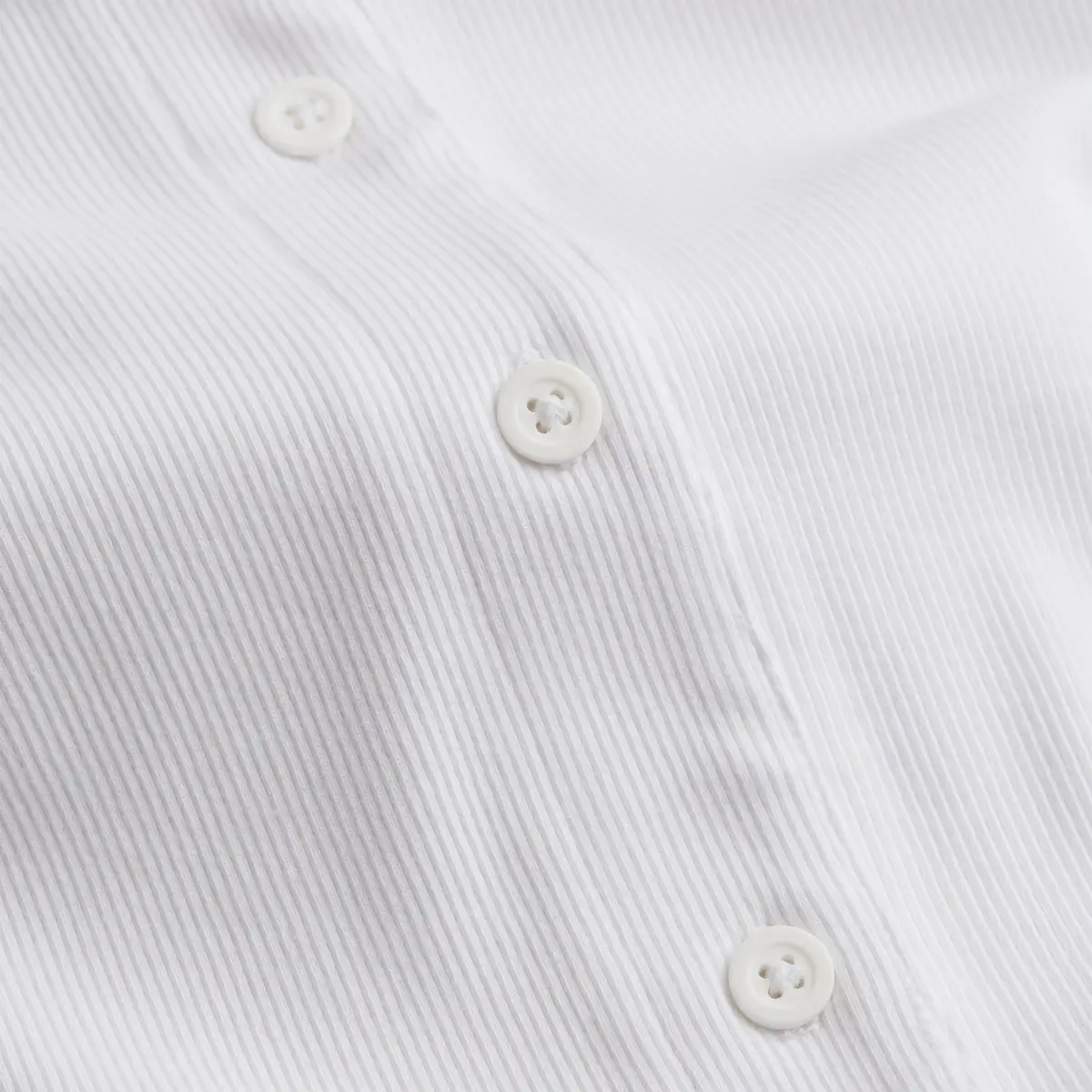 Calvin Klein CK BUTTON THROUGH RI Kadın Beyaz Elbise