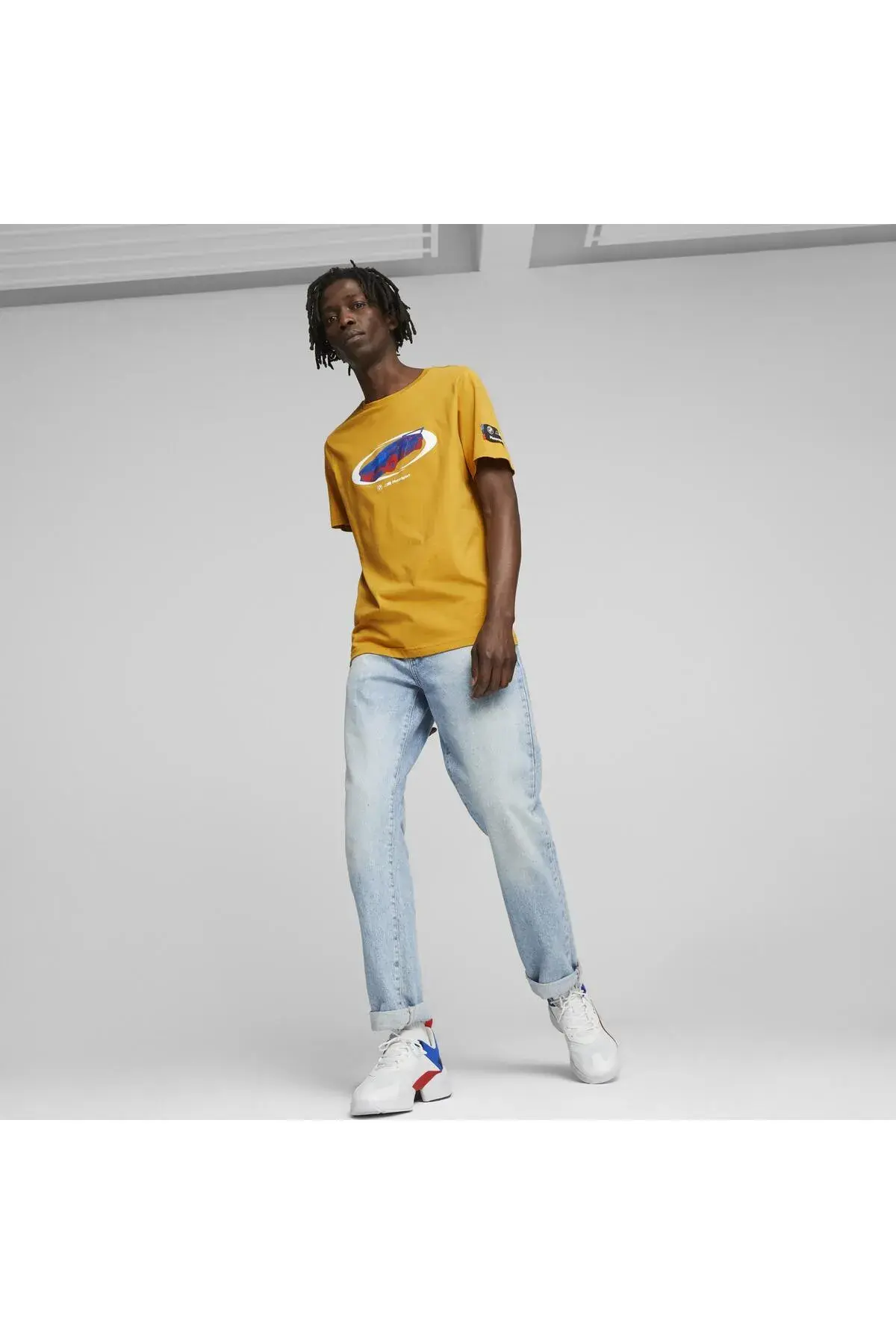 Puma BMW MMS Statement Car Graphic Tee Turuncu Erkek T-Shirt