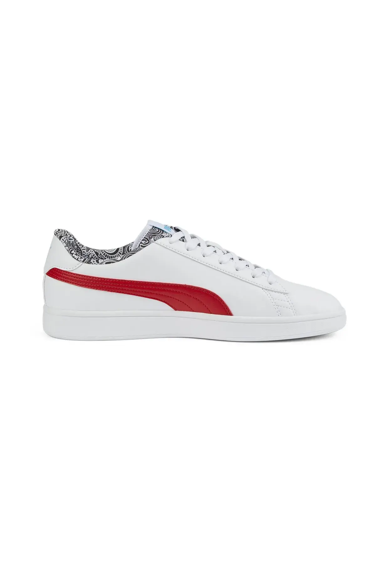 Puma Smash V2 Me Happy Beyaz Kadın Günlük Spor Ayakkabı
