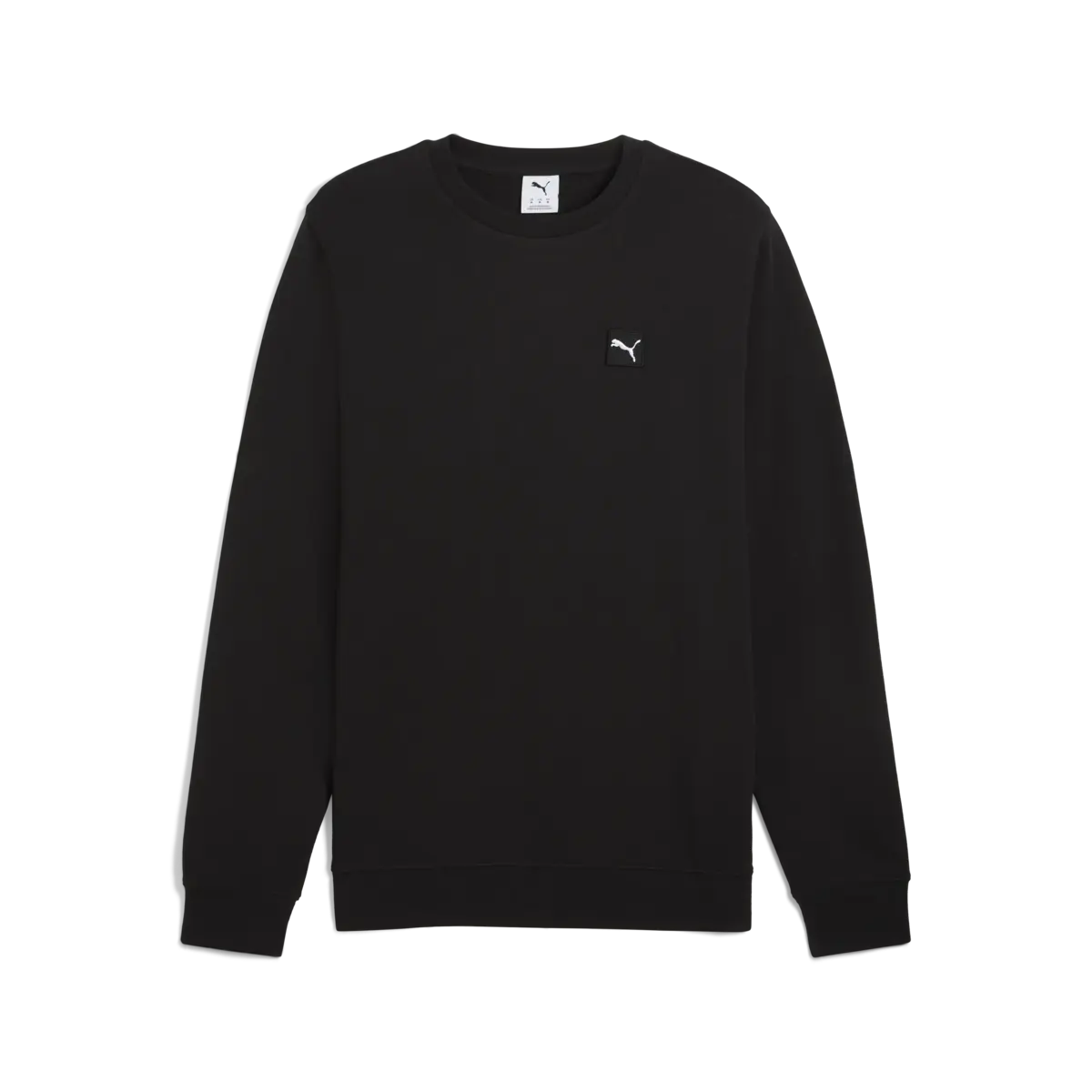 PUMA ESS ELEVATED Crew Erkek Siyah Sweatshirt