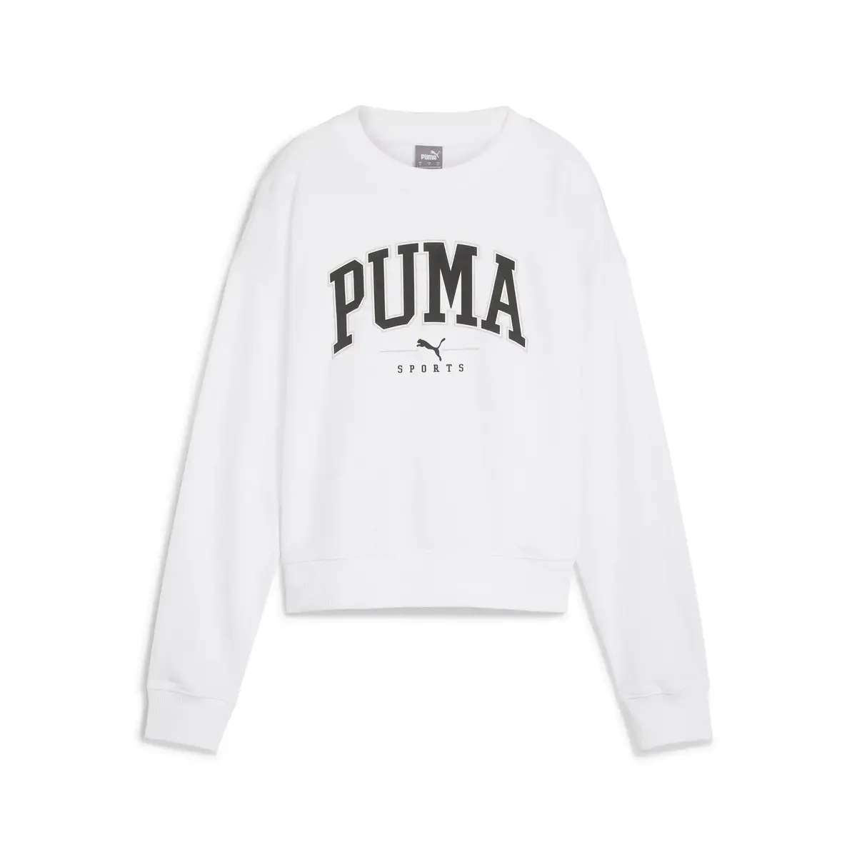 Puma SQUAD Crew TR Beyaz Kadın Sweatshirt